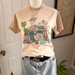 Disney Pixar Toy Story Graphic Tee Small Woody Buzz Rex Shirt